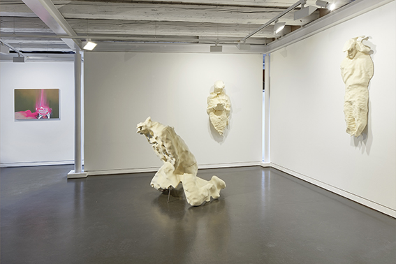 Ausstellungsansicht, Obergeschoss im Trudelhaus Baden