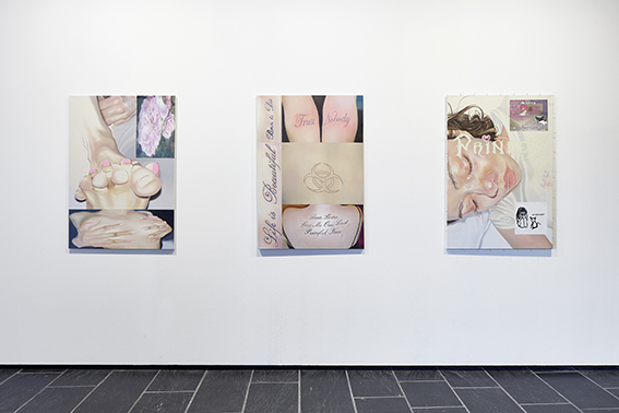 Ausstellungsansicht, Untergeschoss im Trudelhaus Baden