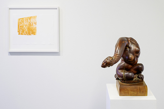 Ausstellungsansicht, Obergeschoss im Trudelhaus Baden