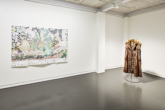 Ausstellungsansicht, Mittelgeschoss im Trudelhaus Baden
Manuela Morales Dèlano und Esther Ernst