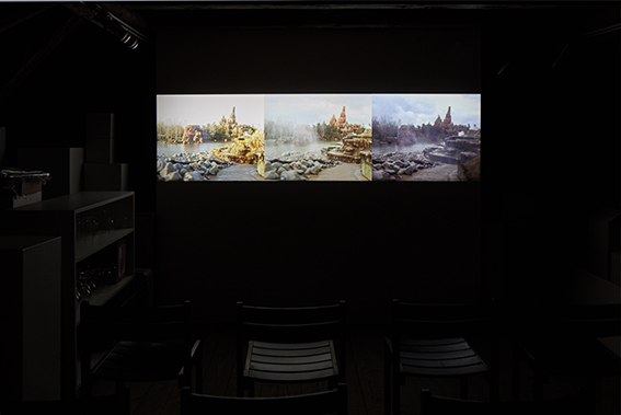 Ausstellungsansicht, Estrich im Trudelhaus Baden 
Marianne Halter, FrontierlandUrsula Rutishauser, 2025